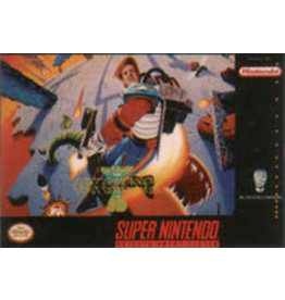 Super Nintendo Jim Power The Lost Dimension in 3D (CiB, Damaged Box and Manual)