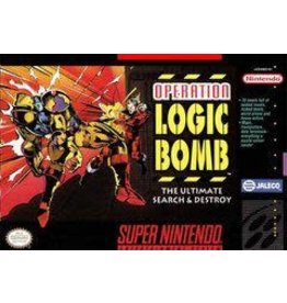 Super Nintendo Operation Logic Bomb (Cart Only, Writing on Cart)
