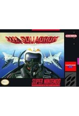 Super Nintendo UN Squadron (Damaged Box, No Manual, Writing on Cart)