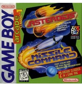 Game Boy Arcade Classic 1: Asteroids and Missile Command (Cart Only)