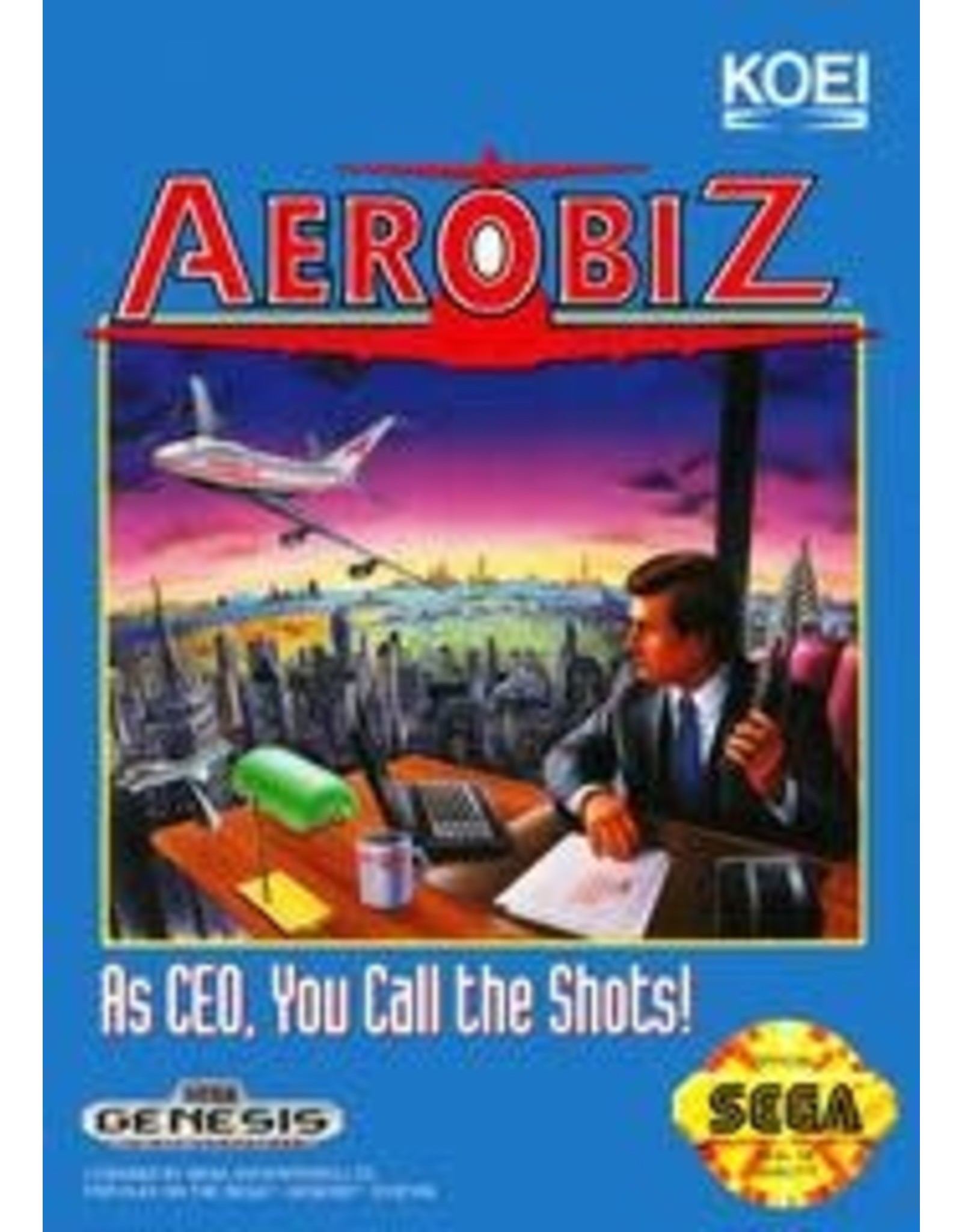 Sega Genesis Aerobiz (Boxed, No Manual)
