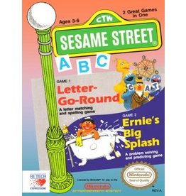 NES Sesame Street ABC (Cart Only, Damaged Label)