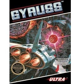 NES Gyruss (CiB, Damaged Box and Label)