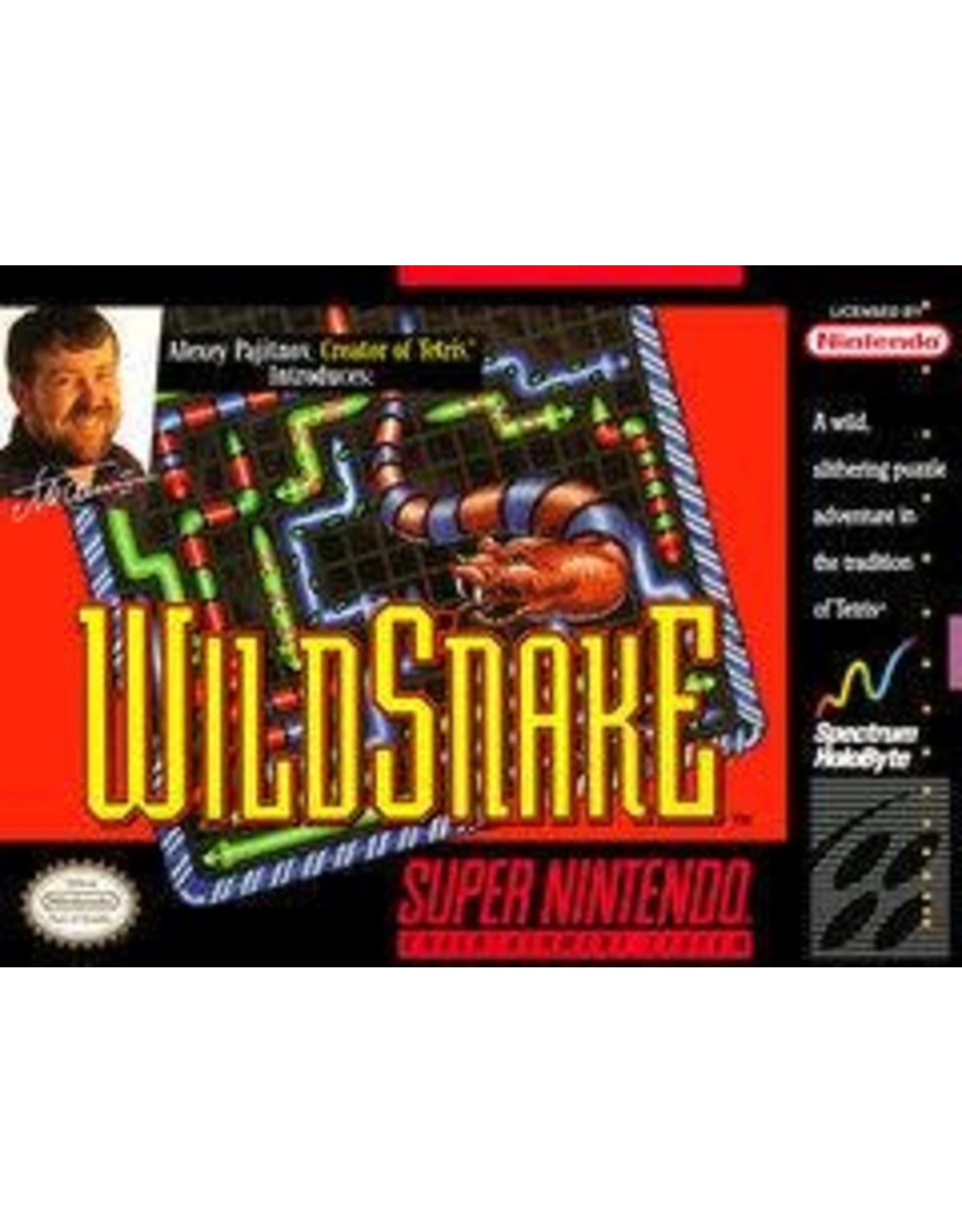 Super Nintendo WildSnake (CiB with Registration Card and Poster)