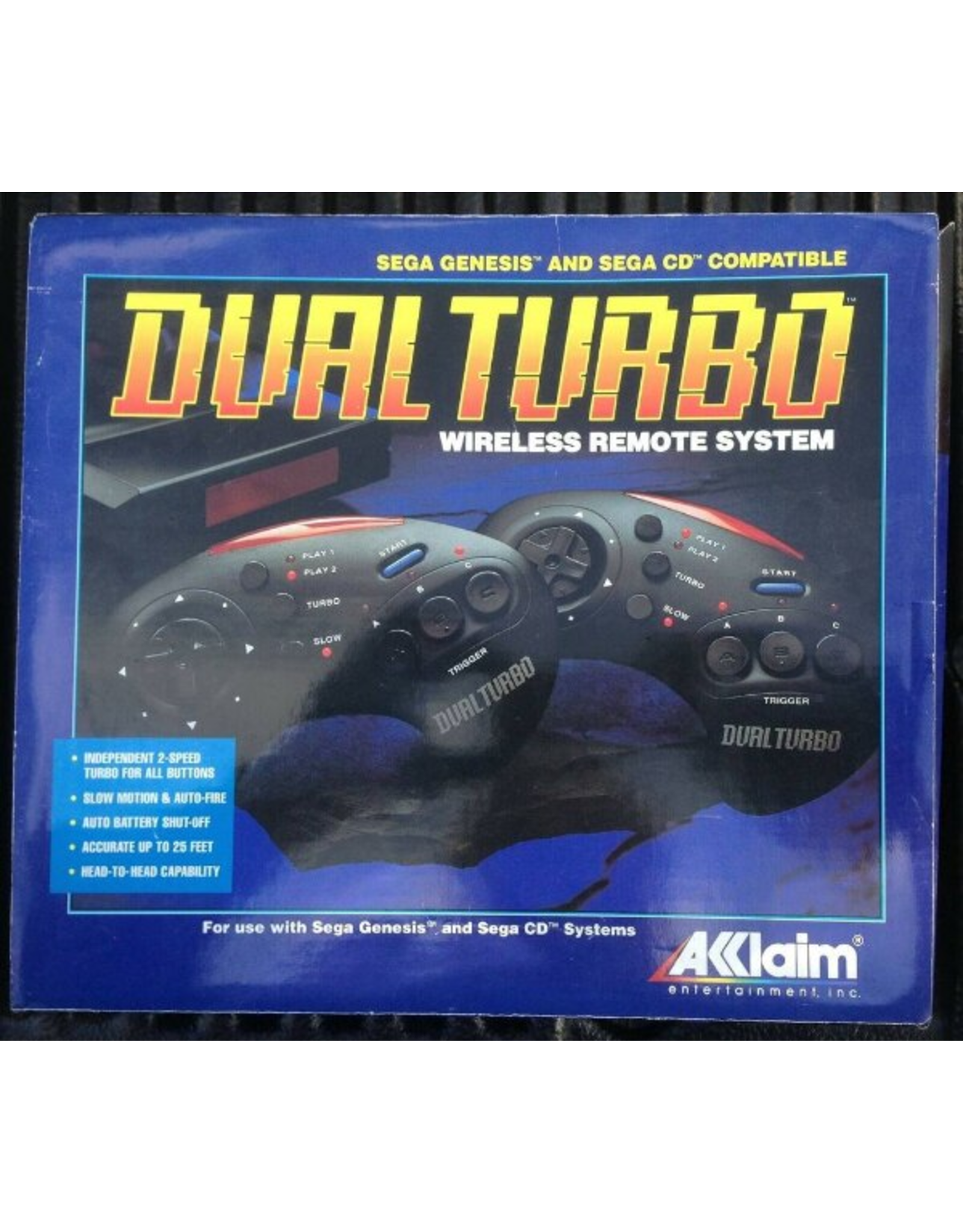 Sega Genesis Dual Turbo Wireless Remote System (Used, Controllers/Receiver Only)