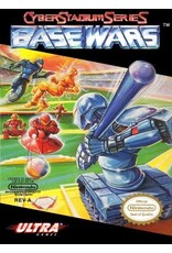 NES Cyberstadium Series Base Wars (Cart Only, Damaged Label)