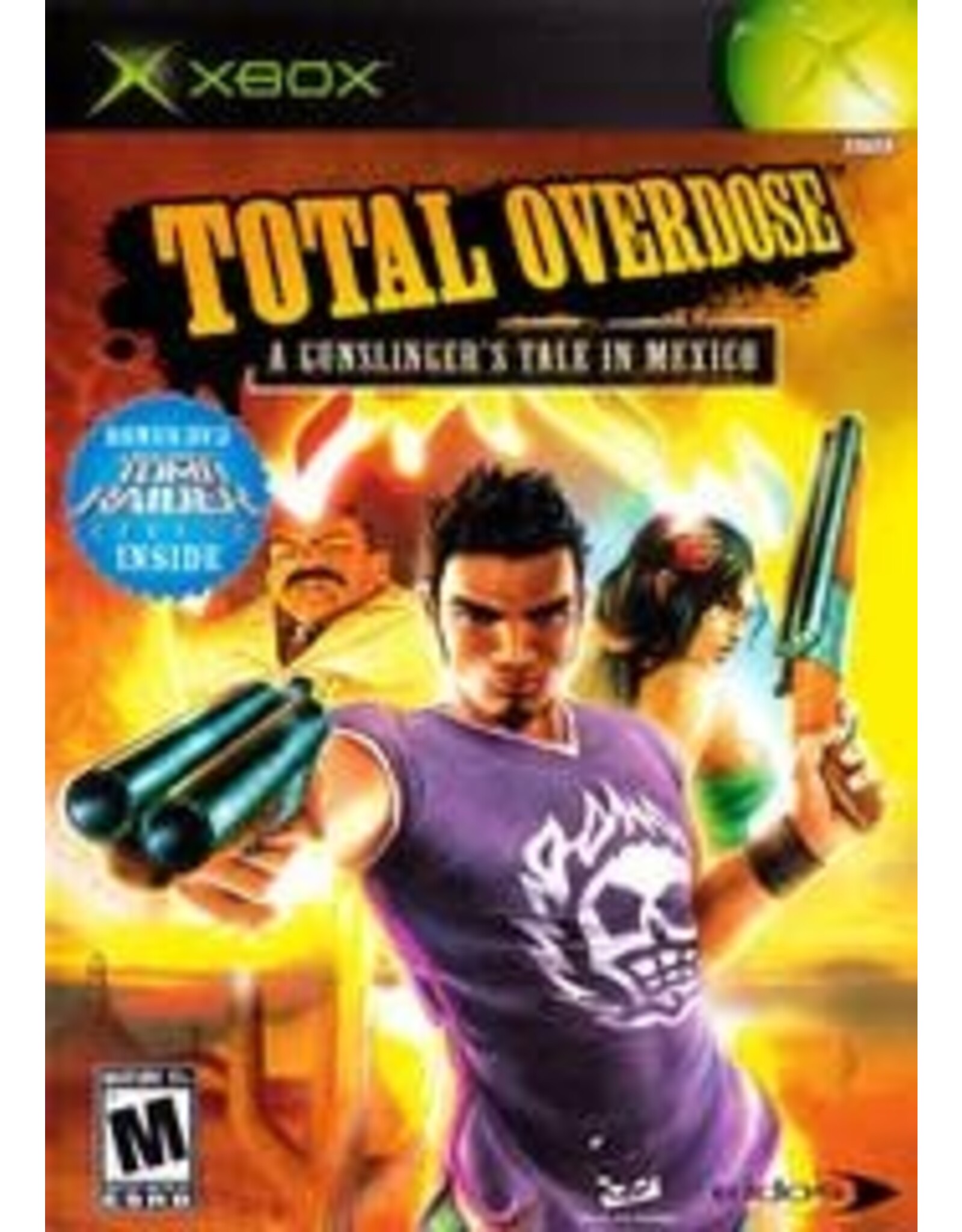 Xbox Total Overdose A Gunslinger's Tale in Mexico (No Manual, Water Damaged Sleeve)