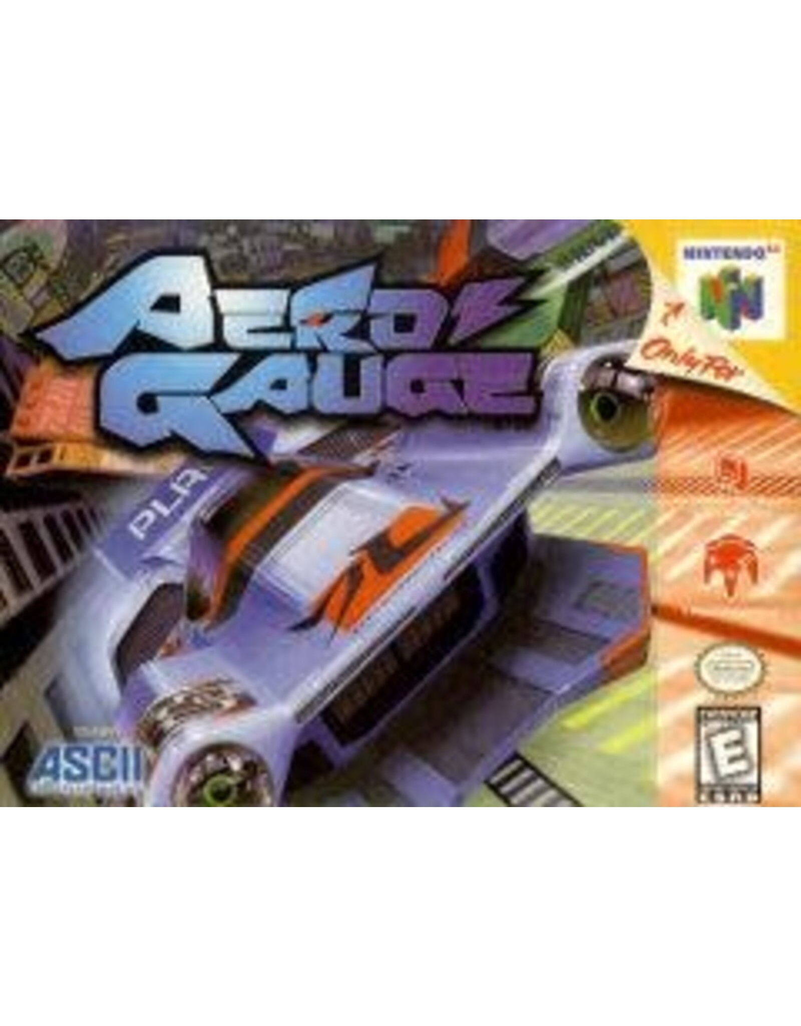 Nintendo 64 Aero Gauge (Cart Only, Damaged Back Label)