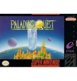 Super Nintendo Paladin's Quest (CiB including Chart, Heavily Damaged Box, Lightly Damaged Manual)