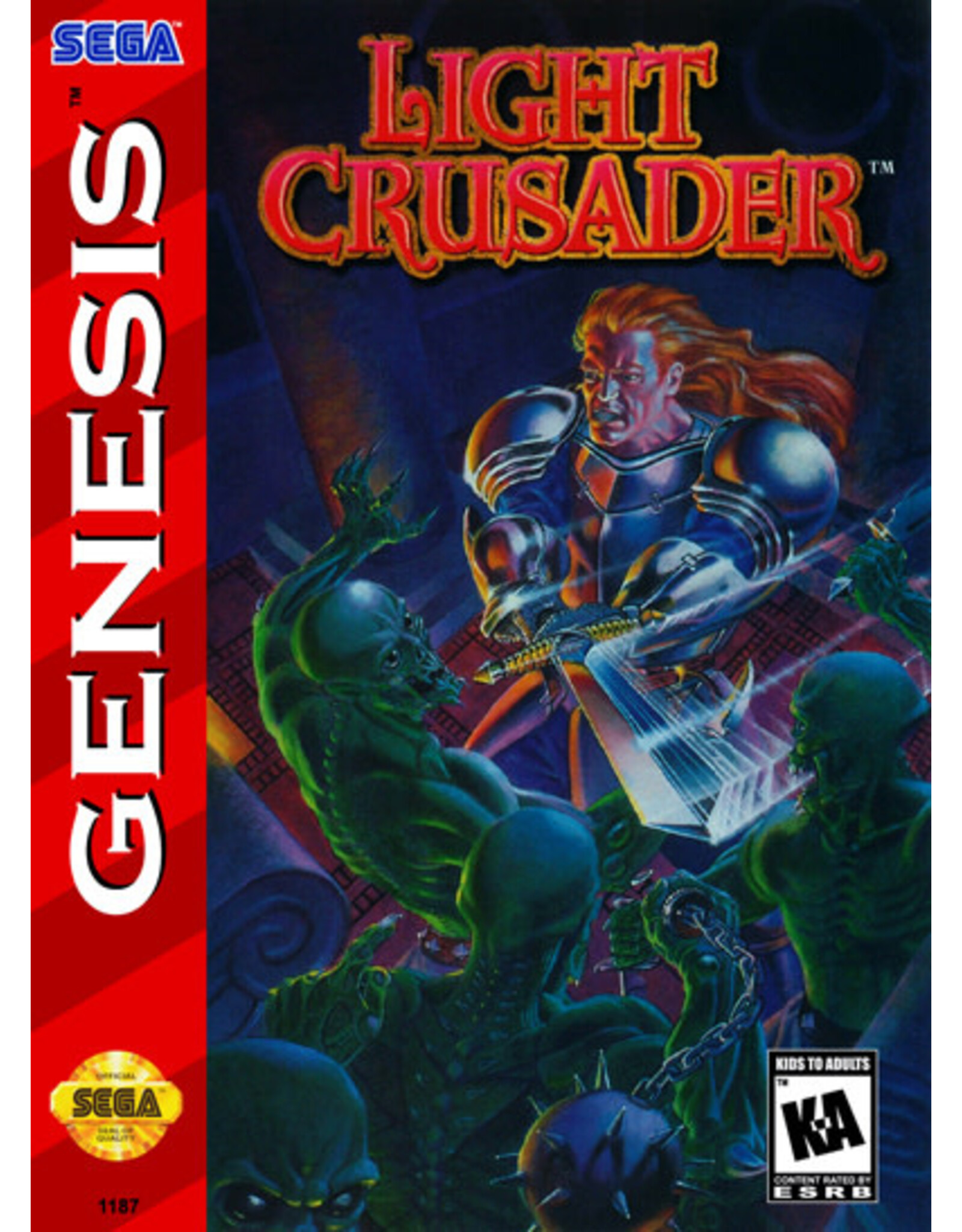 Sega Genesis Light Crusader (Cart Only)