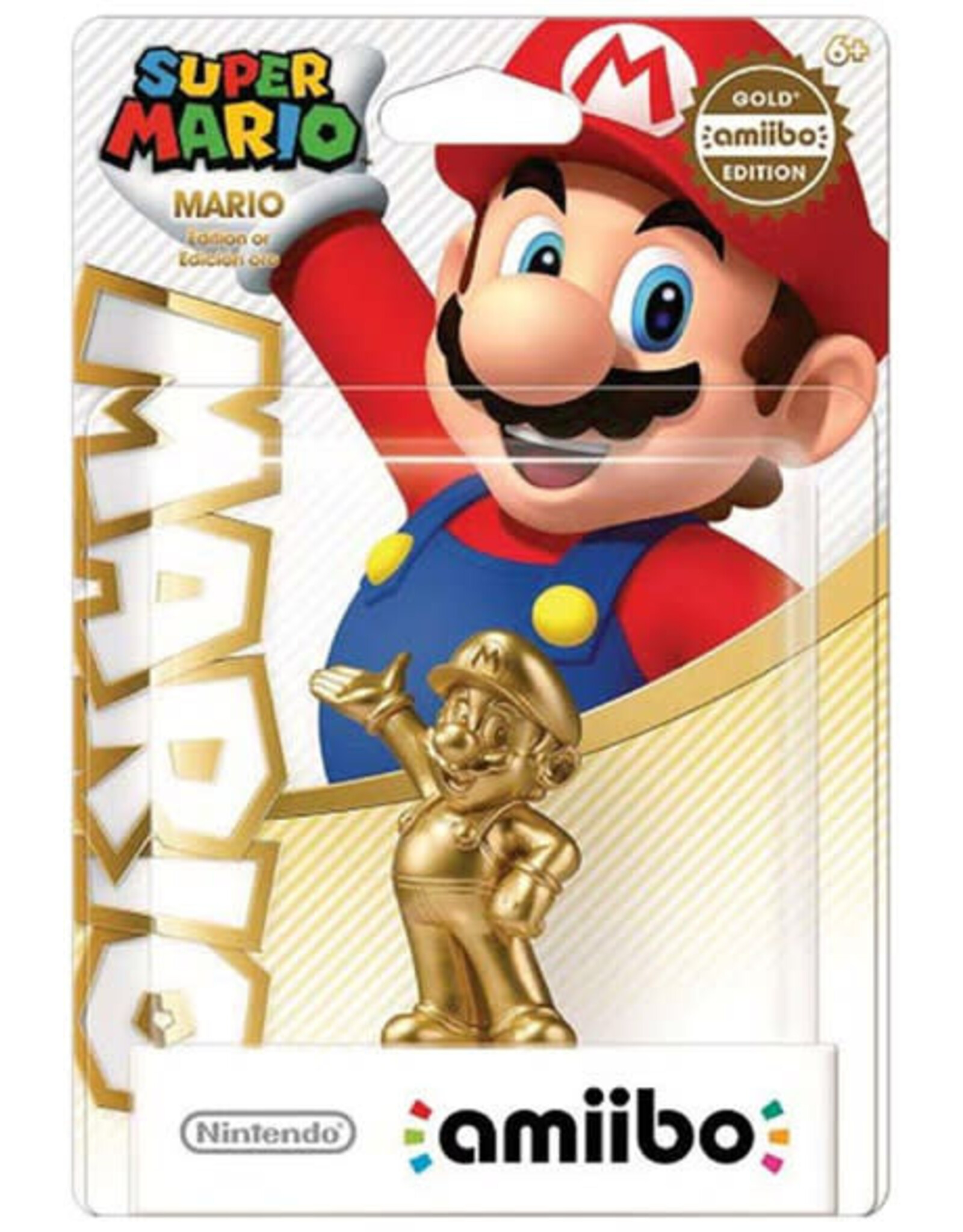 Amiibo Mario - Gold Edition Amiibo (Super Mario, Damaged Packaging)