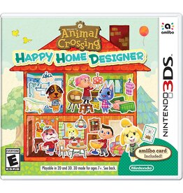 Nintendo 3DS Animal Crossing Happy Home Designer (Boxed, Missing amiibo Card)