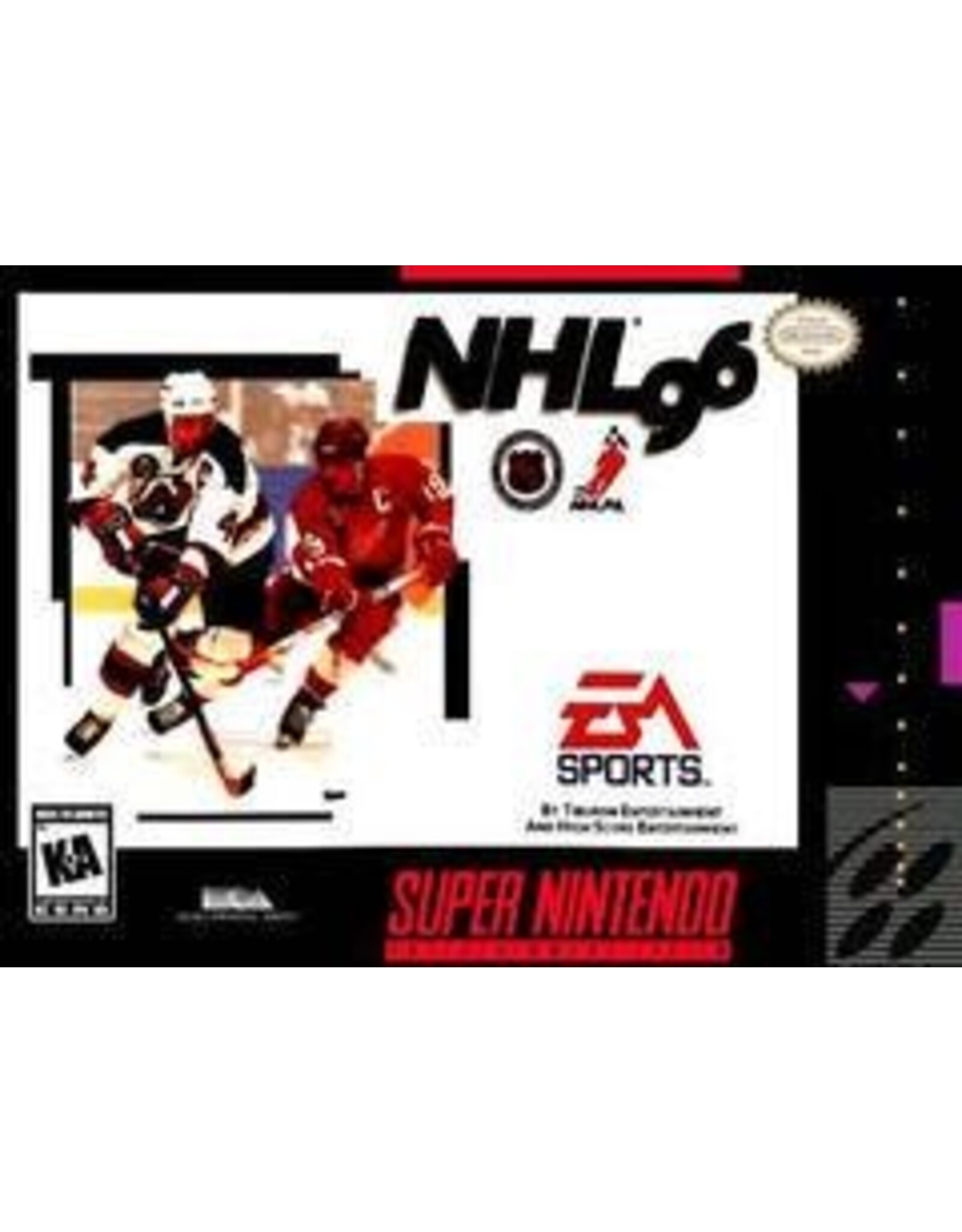 Super Nintendo NHL 96 (CiB, Damaged Box)