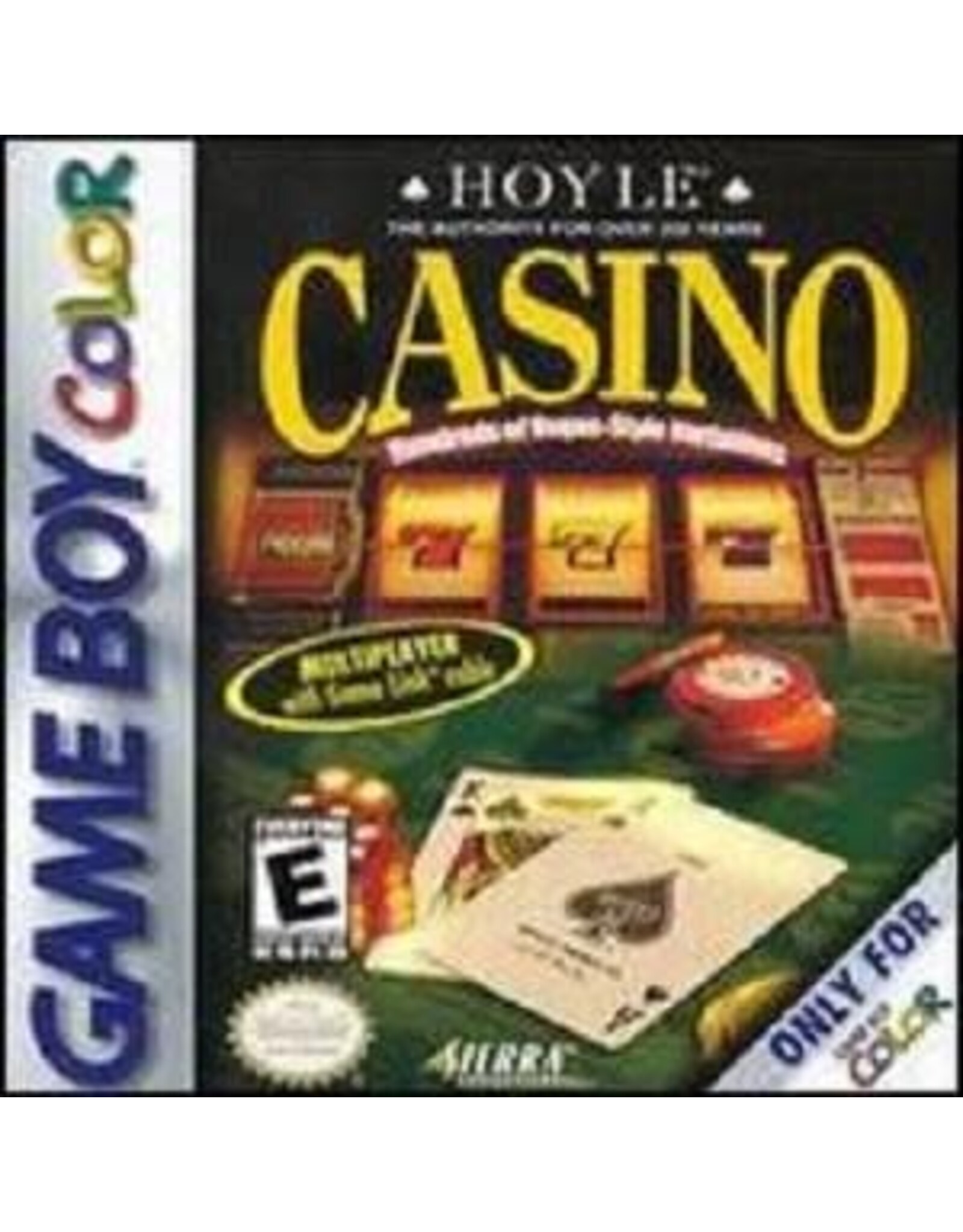 Game Boy Color Hoyle Casino (Cart Only, Damaged Label)