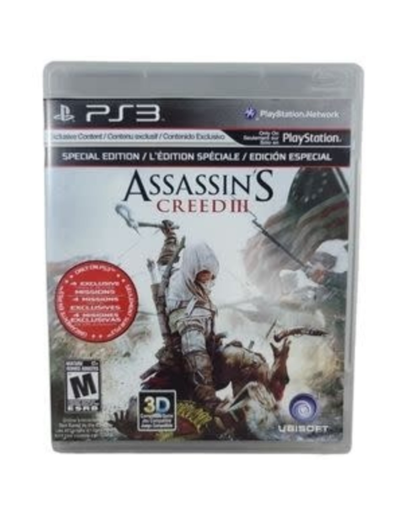 Playstation 3 Assassin's Creed III Special Edition (CiB, No DLC)