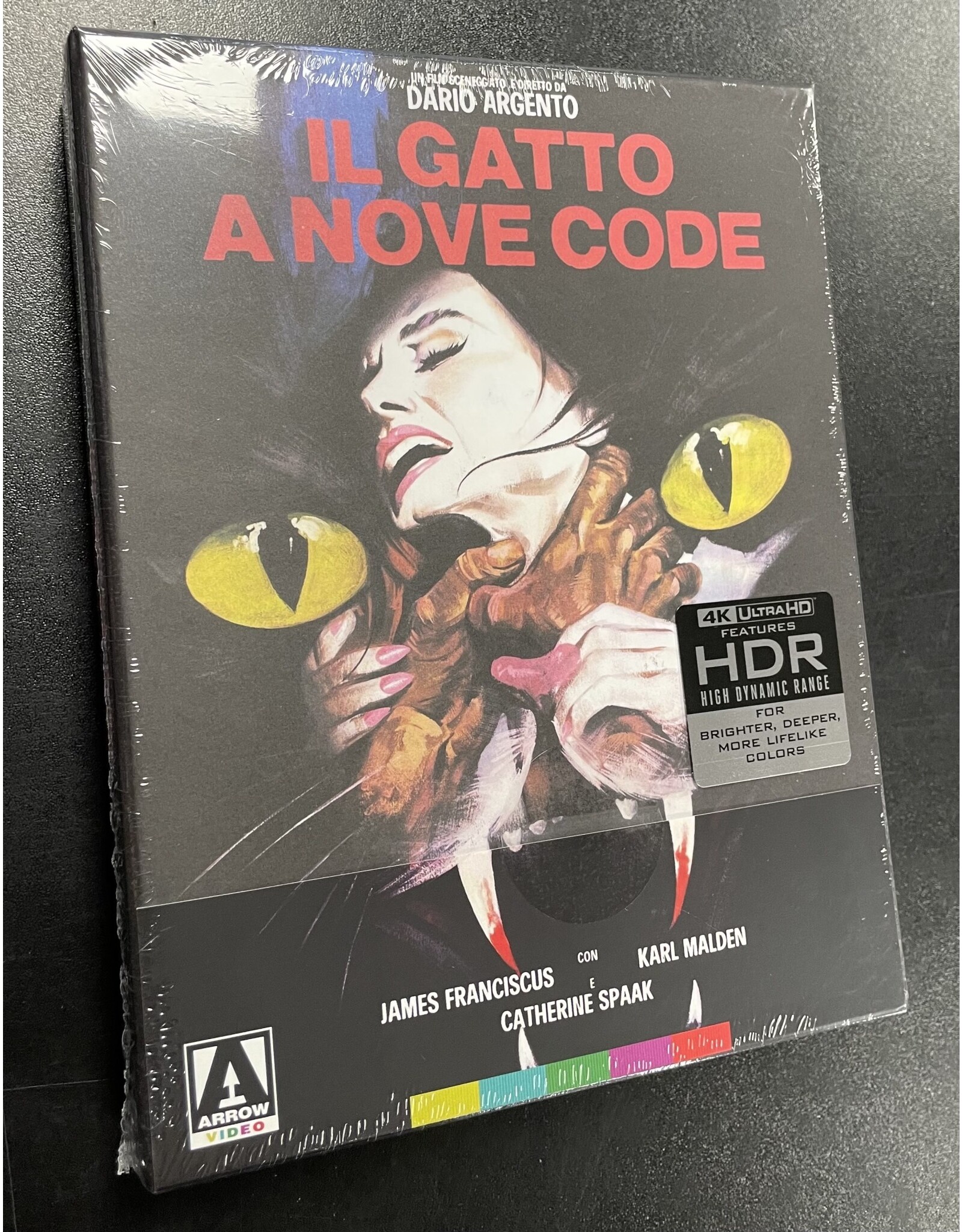 Horror Cat O'Nine Tails Collector's Edition - Arrow Video (4K UHD, Brand New)