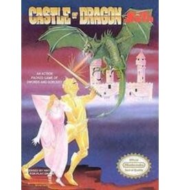 NES Castle of Dragon (Boxed, No Manual, Damaged Box)