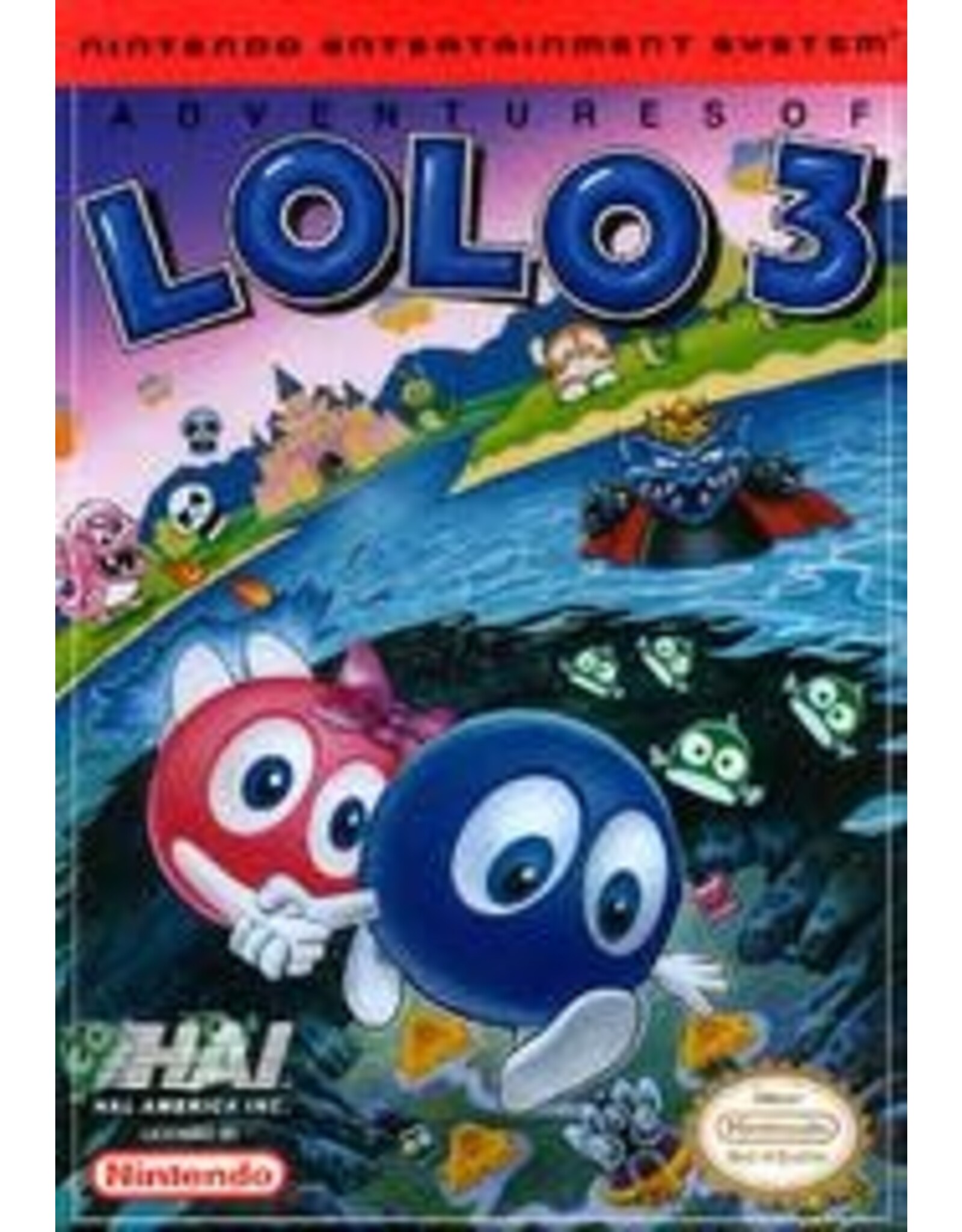 NES Adventures of Lolo 3 (CiB)