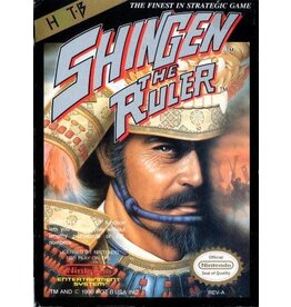 NES Shingen the Ruler (CiB, Heavily Damaged Manual, Damaged Box, Missing Styrofoam Insert)