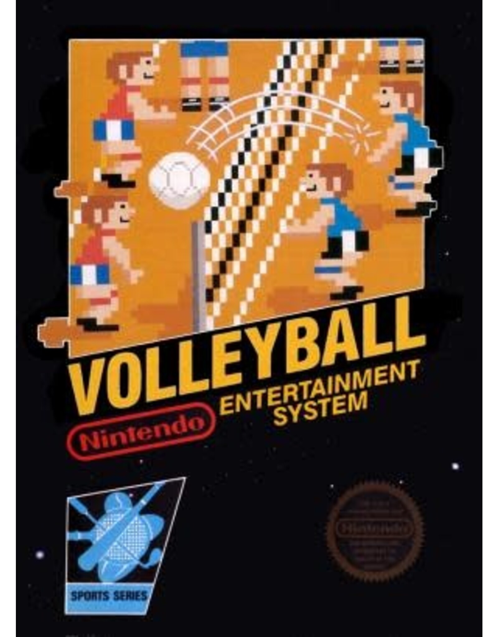 NES Volleyball (CiB, Heavily Damaged Box and Manual)