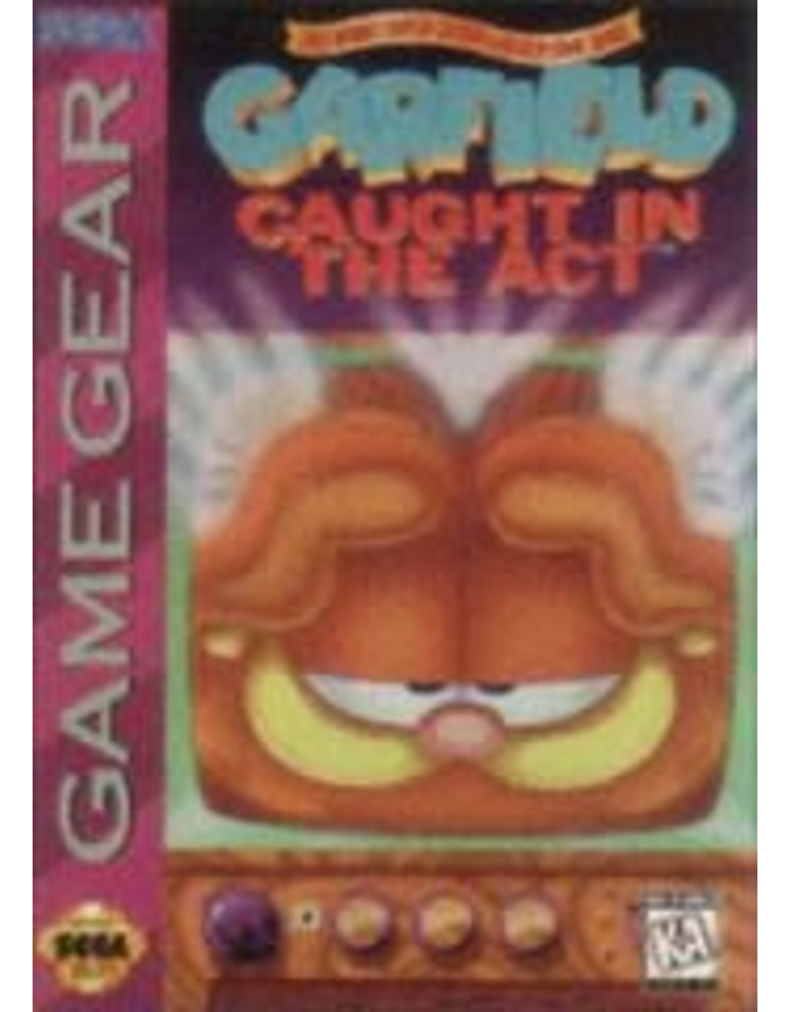Sega Game Gear Garfield Caught in the Act (Cart Only)