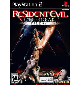 Playstation 2 Resident Evil Outbreak File 2 (No Manual, Sticker on Disc)