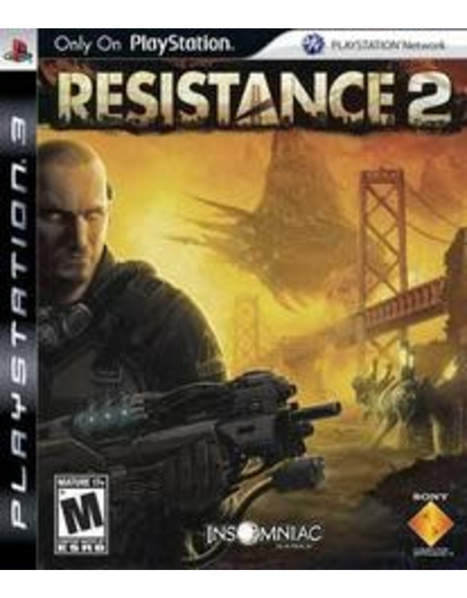 Playstation 3 Resistance 2 (CiB, Water Damaged Sleeve)