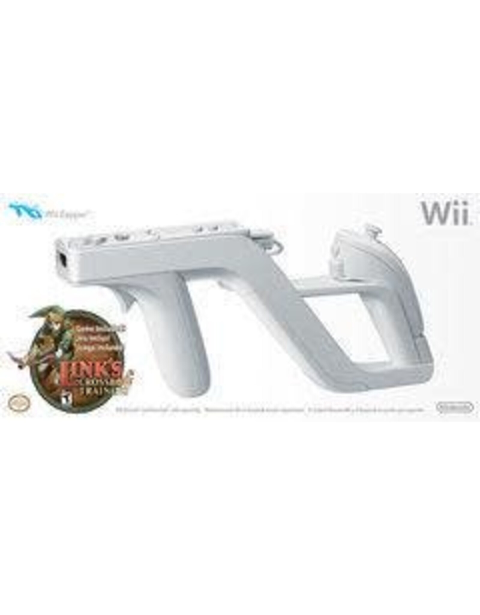Wii Wii Zapper with Link's Crossbow Training (CiB, Damaged Manual