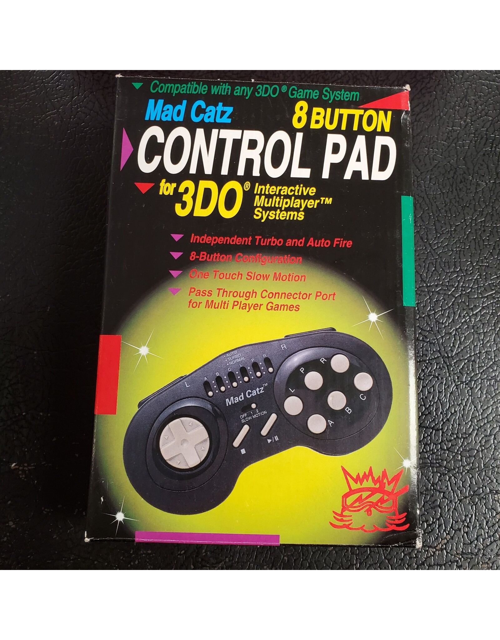 Panasonic 3DO 3DO 8-Button Turbo Control Pad (Mad Catz, CiB)