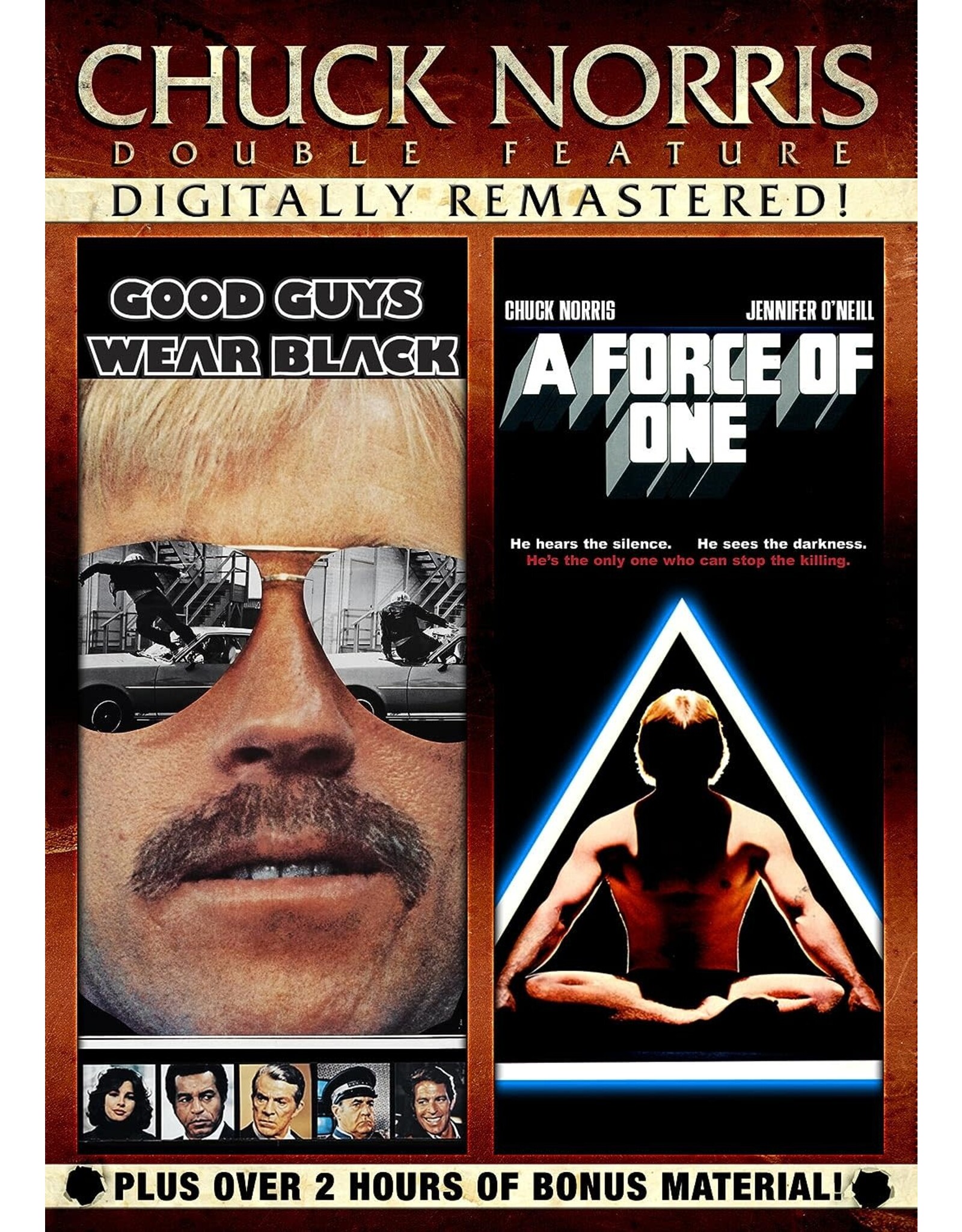 Cult and Cool Good Guys Wear Black / A Force of One Chuck Norris