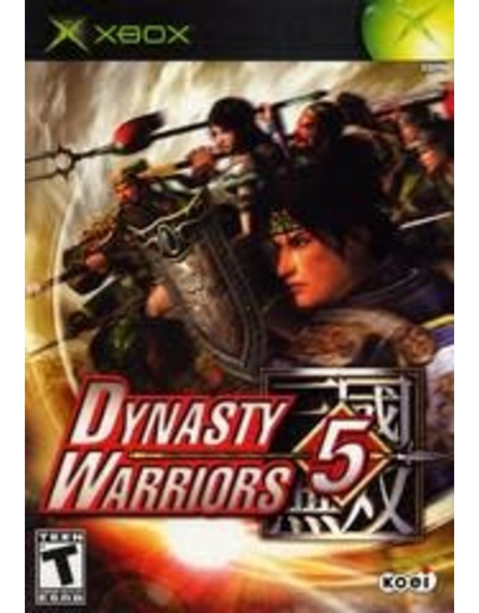 Xbox Dynasty Warriors 5 (CiB, Water Damaged Sleeve)