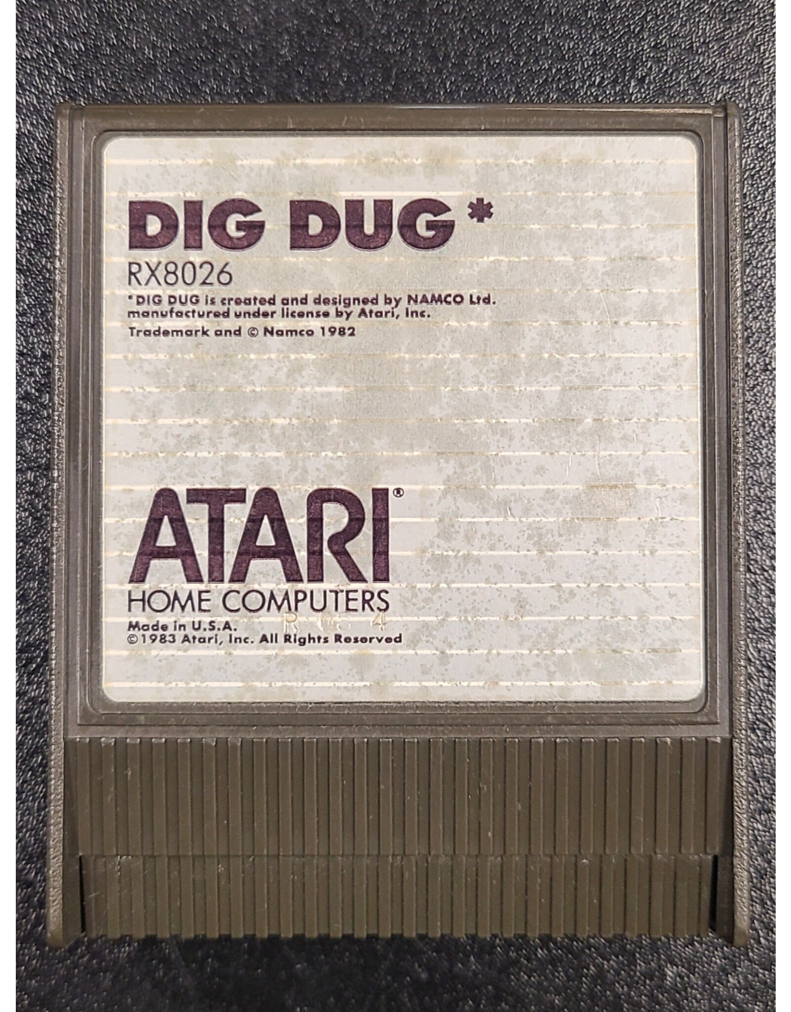 Atari 400 Dig Dug (Cart Only, Rough Label)