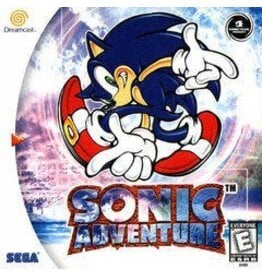Sega Dreamcast Sonic Adventure (CiB, Water Damaged Manual)