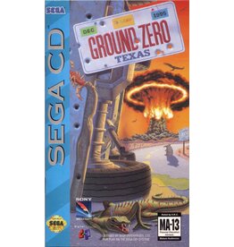 Sega CD Ground Zero Texas (Boxed with OEM Second Disc Tray, No Manual, Damaged Case)