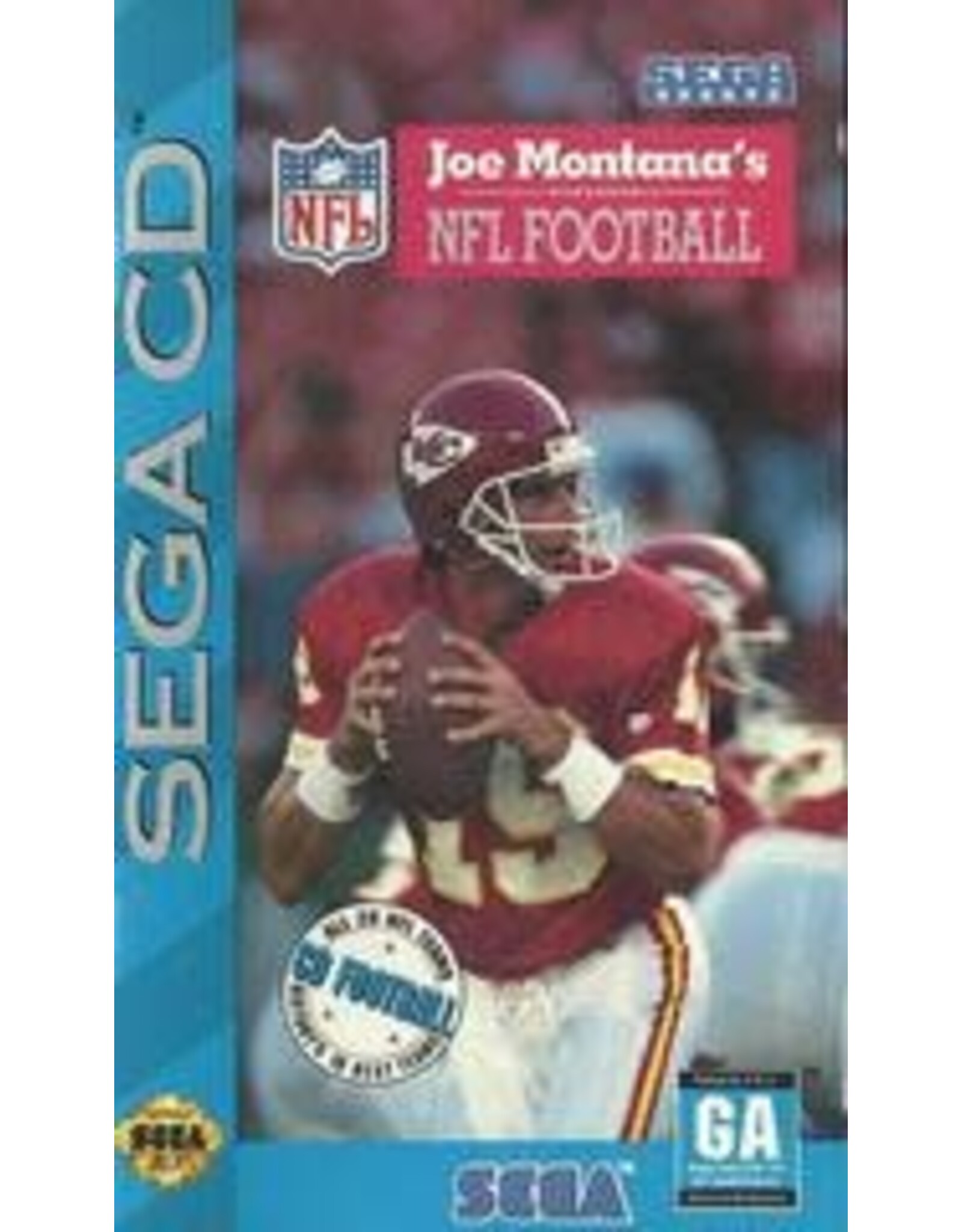 Sega CD Joe Montana NFL Football (CiB, Damaged Case)