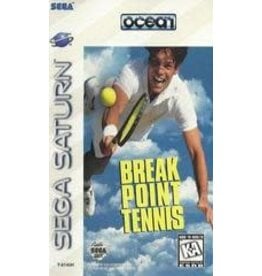 Sega Saturn Break Point Tennis (CiB, Heavily Damaged Case)