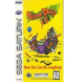 Sega Saturn Brain Dead 13 (CiB, No Back Insert, Damaged Manual, Sticker on Disc)