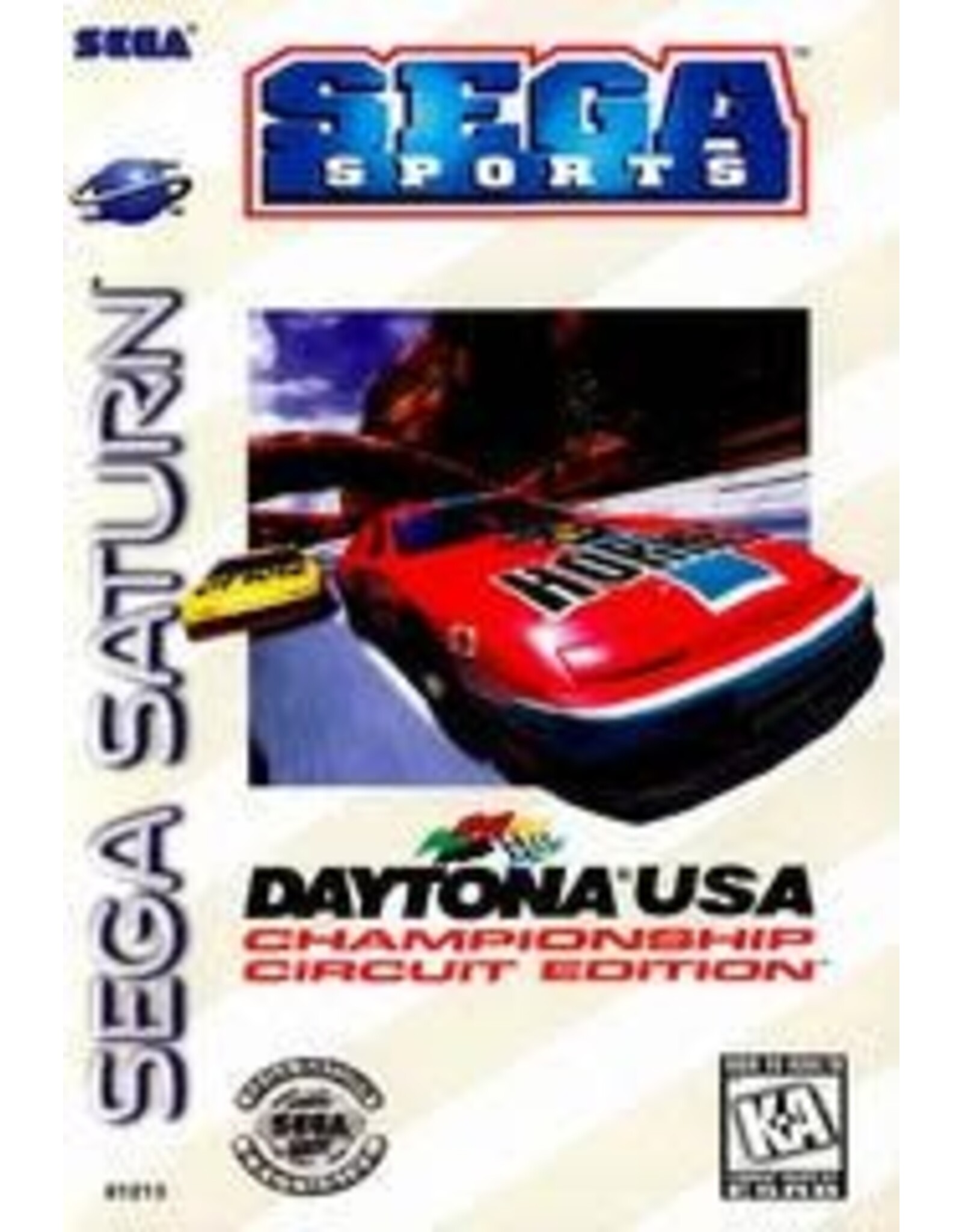 Sega Saturn Daytona USA Championship Circuit Edition (CiB, Damaged Manual)