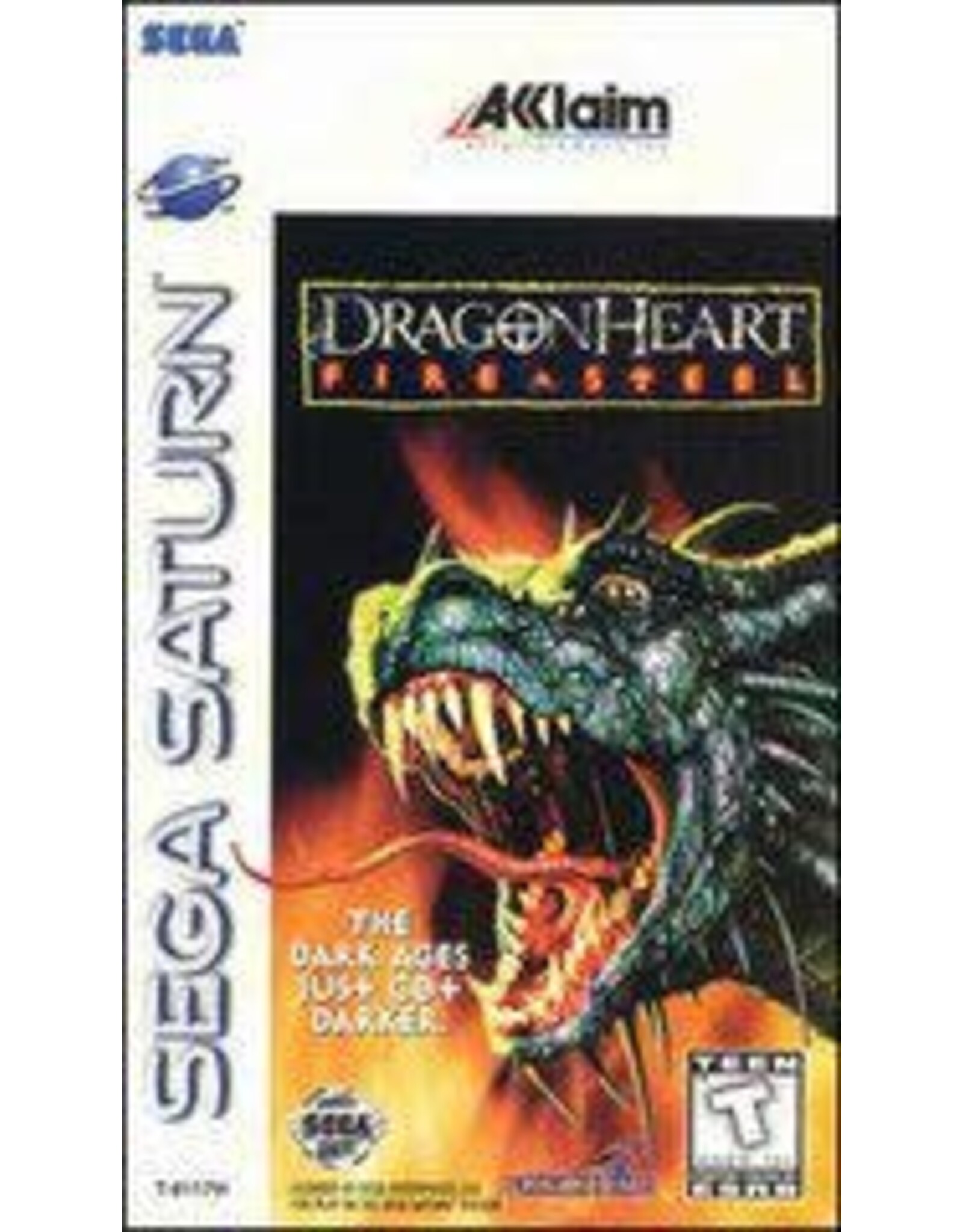 Sega Saturn Dragonheart Fire & Steel (CiB, Damaged Manual)