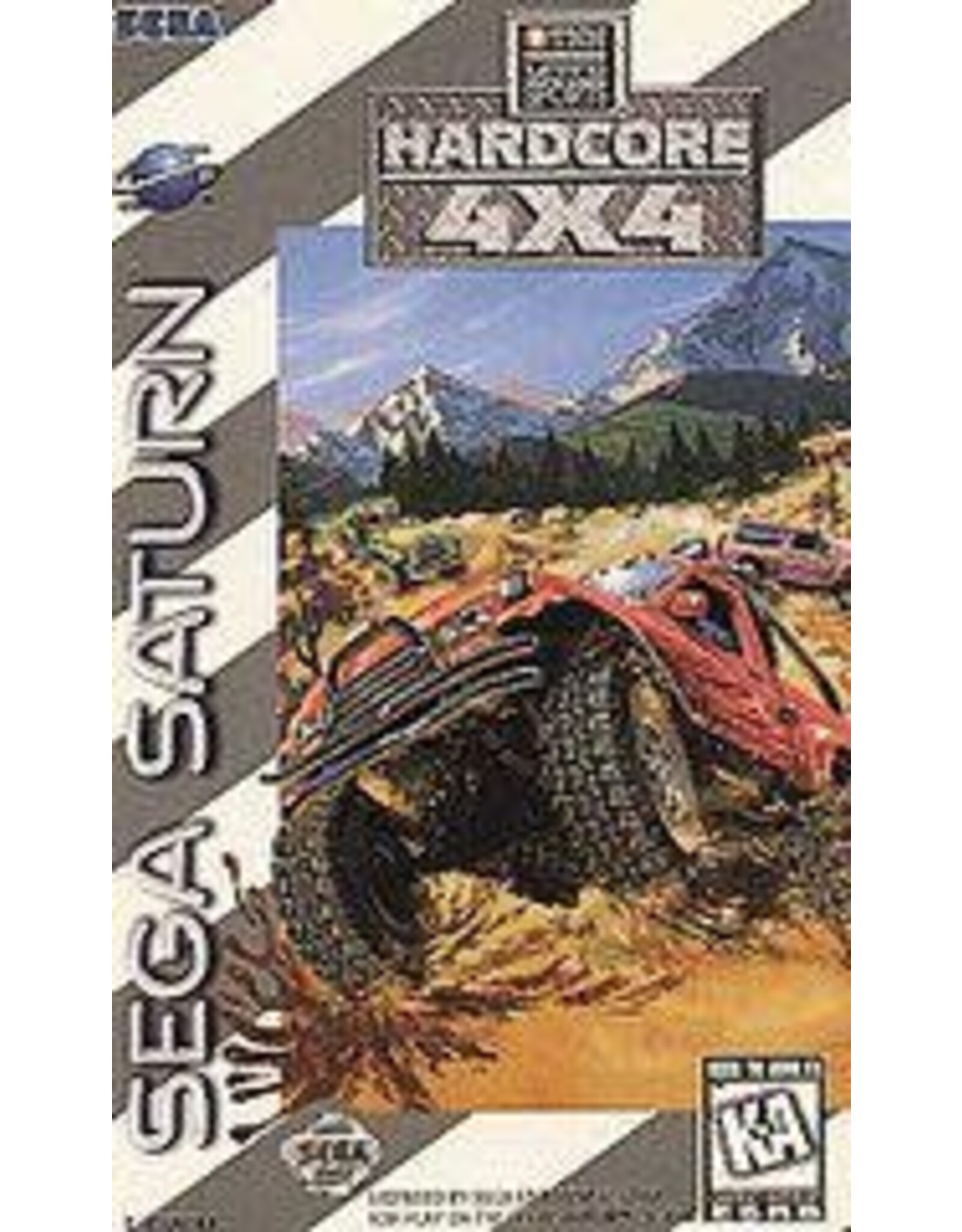 Sega Saturn TNN Motorsports Hardcore 4x4 (CiB, Damaged Case)