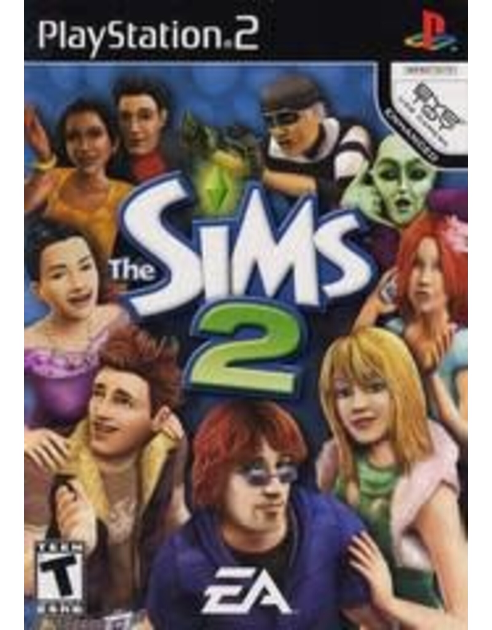 Playstation 2 Sims 2, The (No Manual)