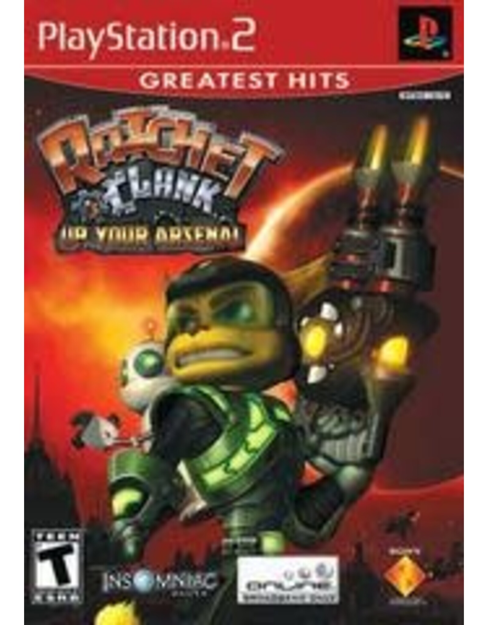 Playstation 2 Ratchet & Clank Up Your Arsenal (Greatest Hits, No Manual)