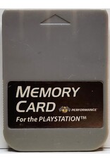 Playstation Playstation PS1 Memory Card - 3rd Party, Assorted Colors/Brands (Used)