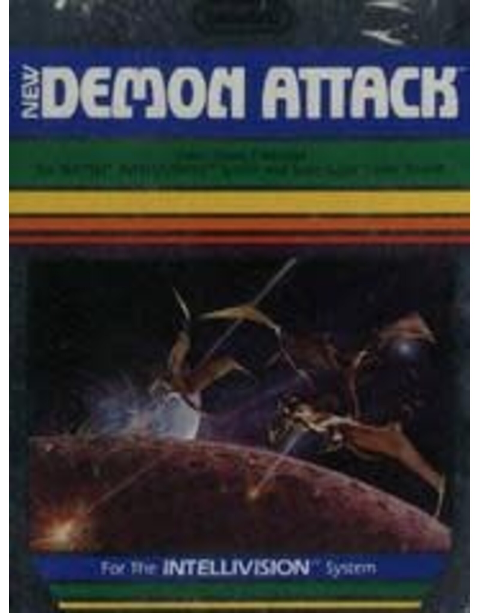 Intellivision Demon Attack (No Manual or Overlays, Damaged Box)