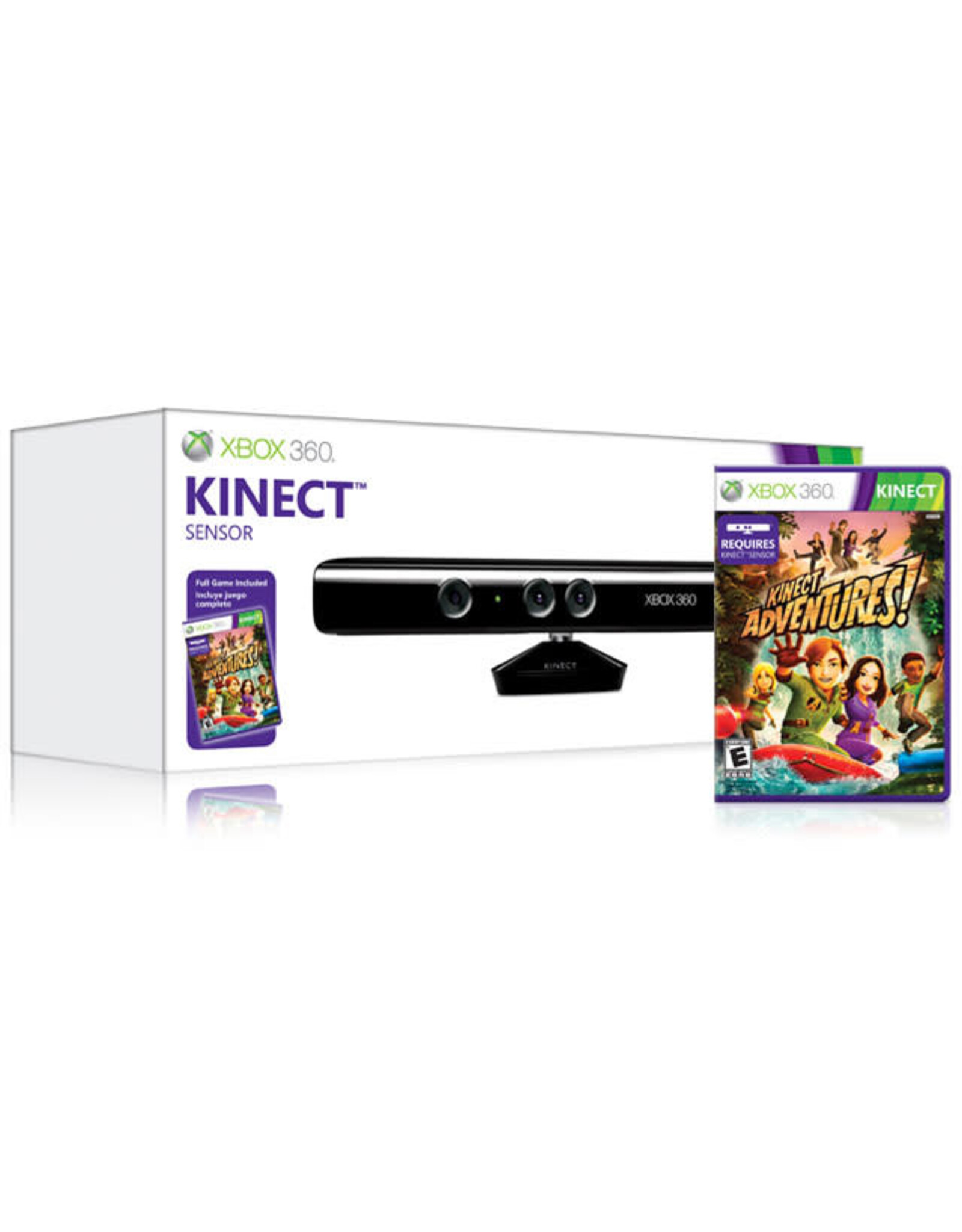 Xbox 360 Xbox 360 Kinect With Kinect Adventures (Brand New, Lightly Damaged  Outer Box) - Video Game Trader