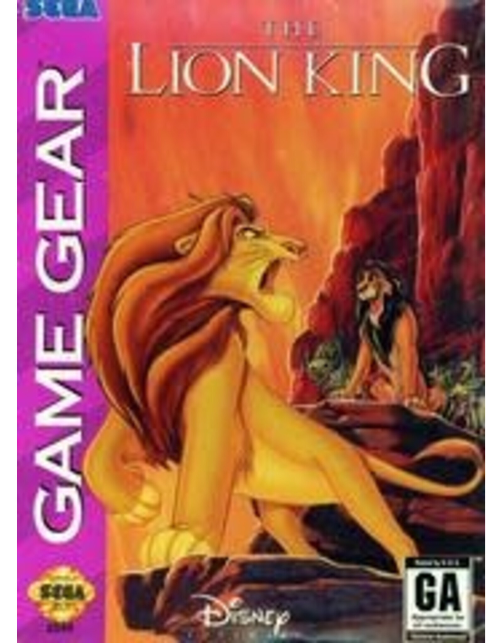 Sega Game Gear Lion King, The (CiB)