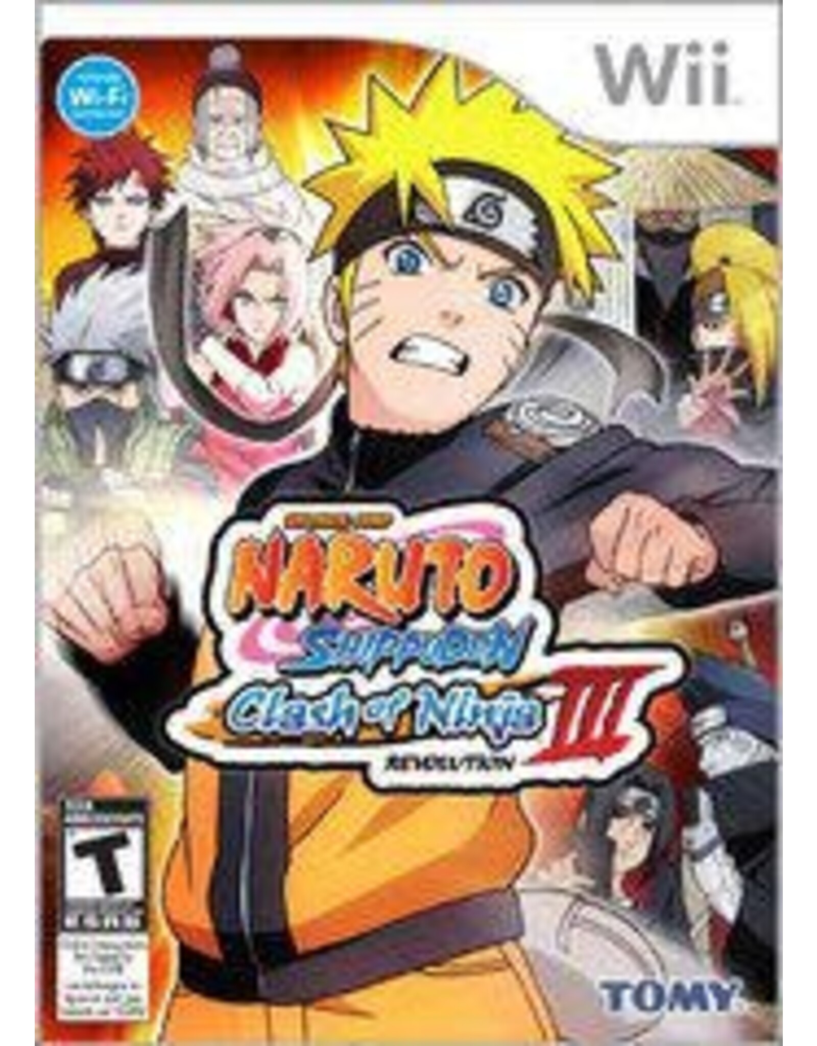 Wii Naruto Shippuden Clash of Ninja III (CIB)