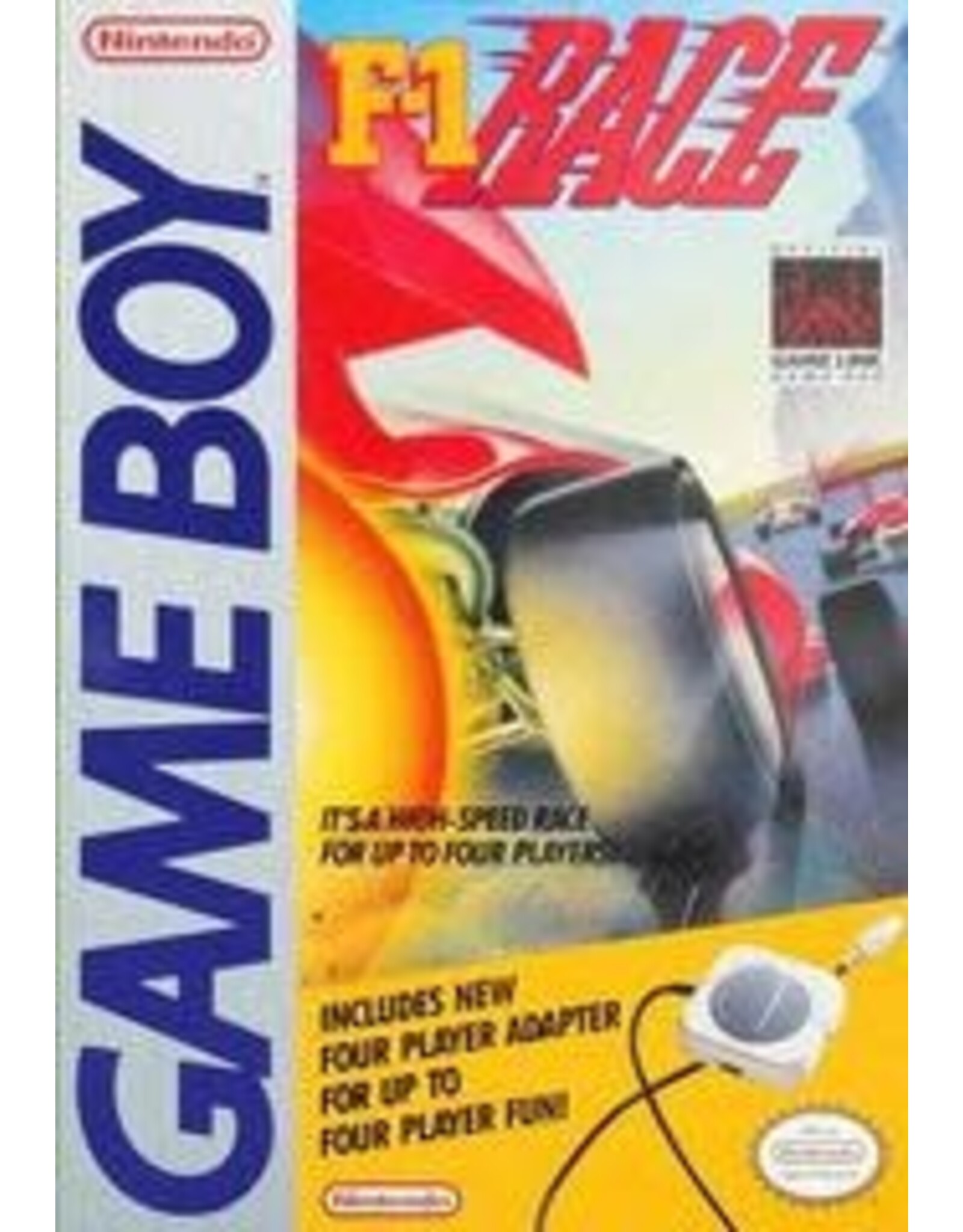 Game Boy F-1 Race (CiB with 4 player Adapter, Lightly Damaged Box)