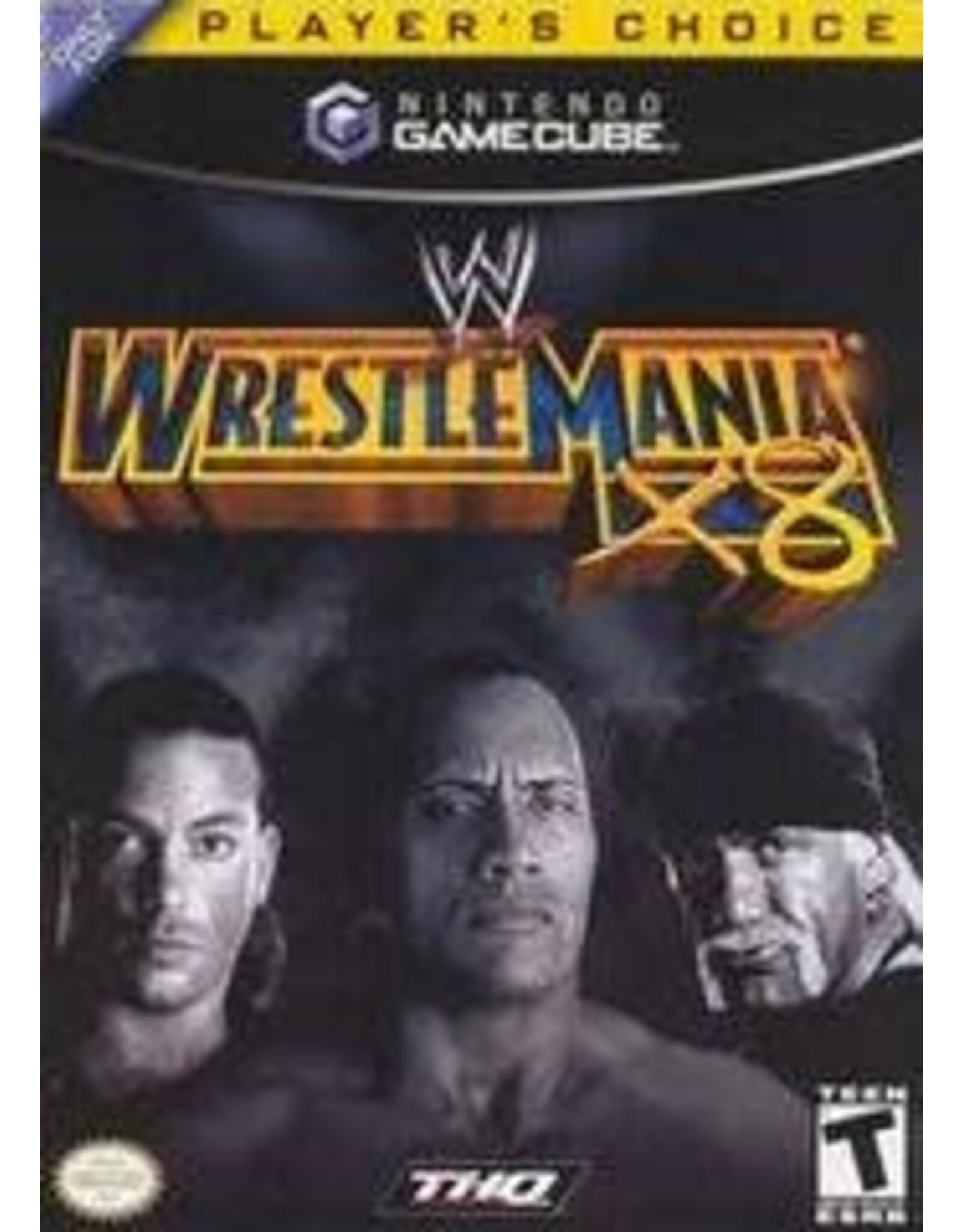 Gamecube WWE Wrestlemania X8 (CiB, Label Damage - Does not affect play)