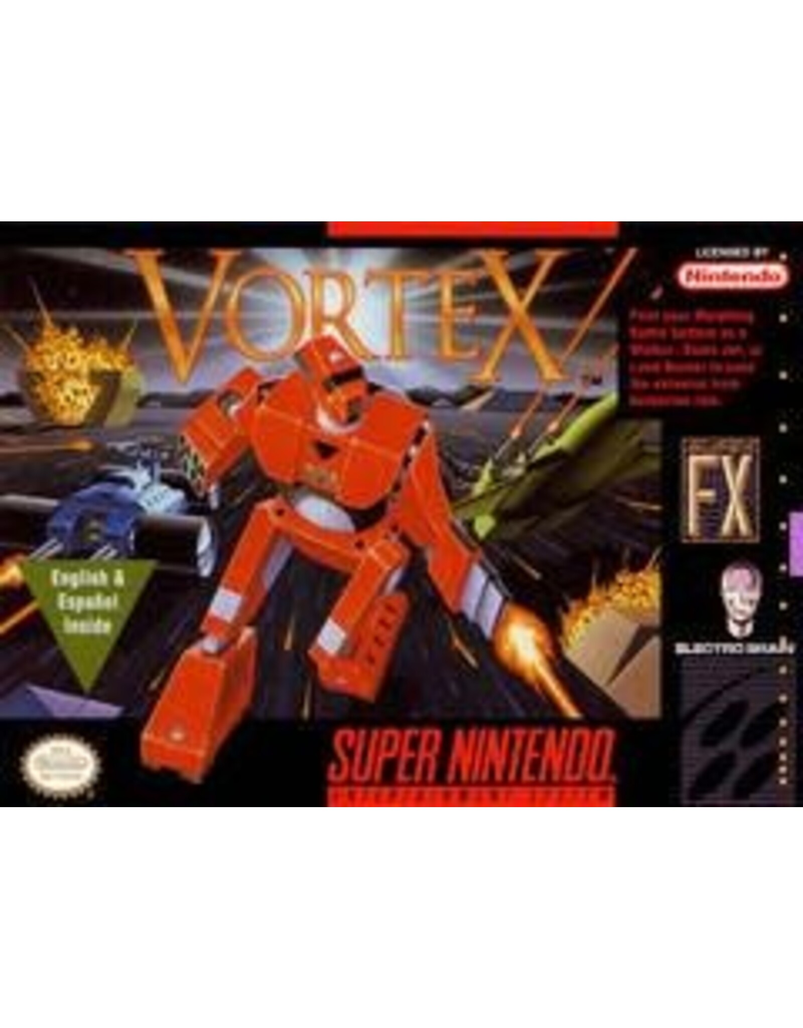 Super Nintendo Vortex (Cart Only)